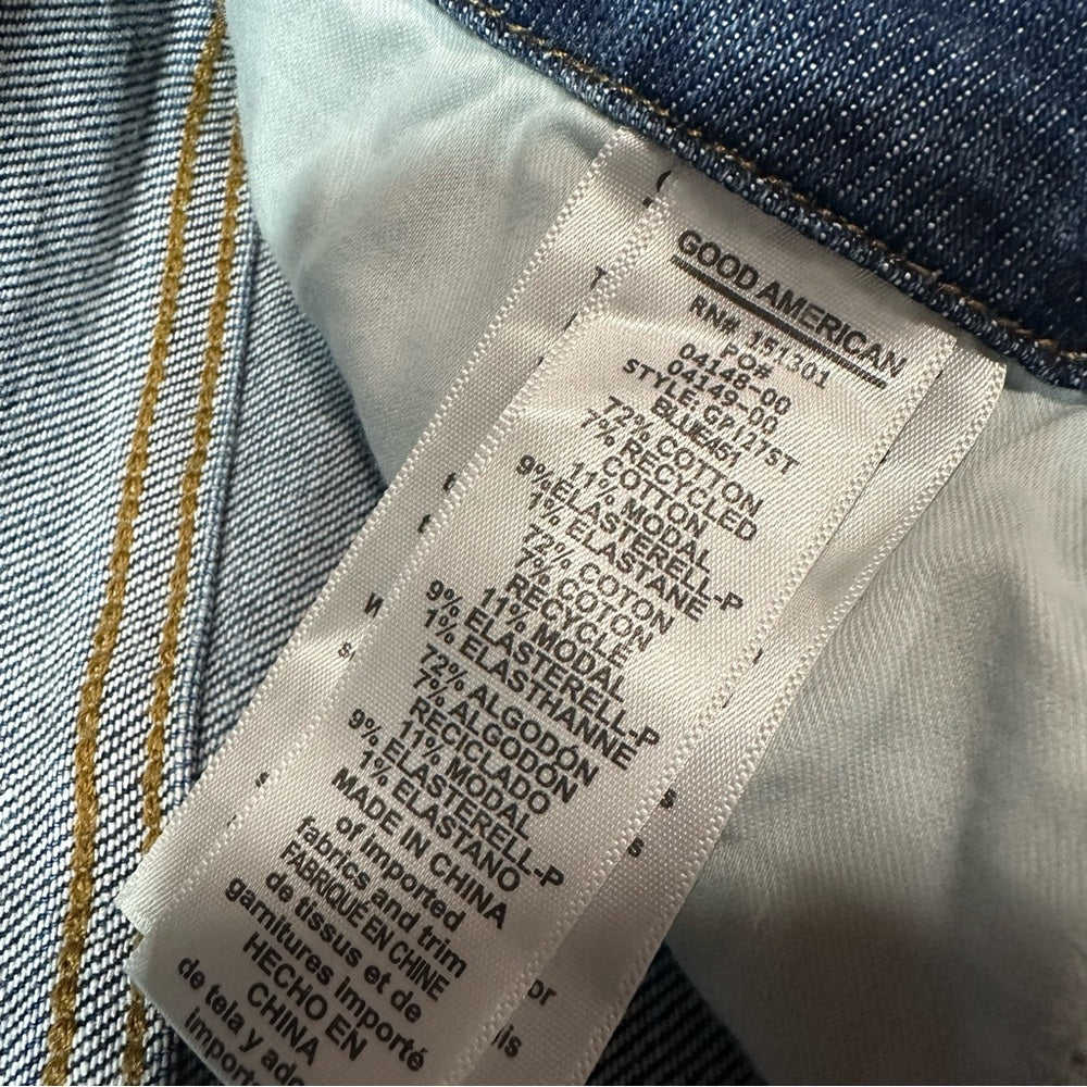 Good American Good Waist Palazzo Jeans