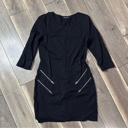 Express 3/4 Sleeve Sheath Dress