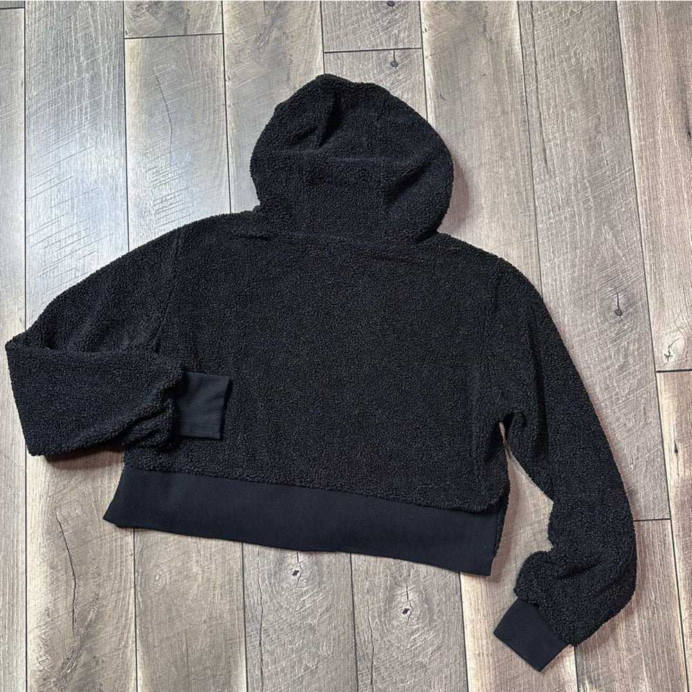 Gymshark Borg Sherpa Crop Hoodie