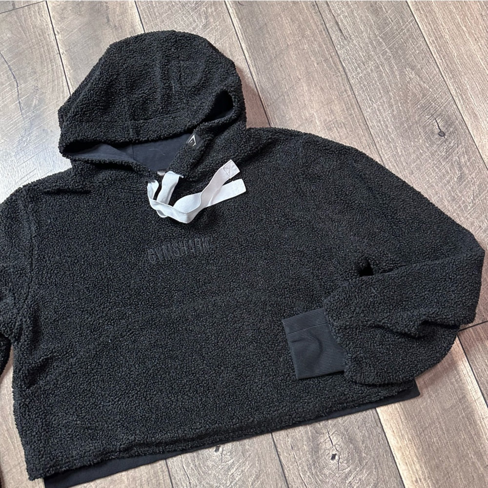 Gymshark Borg Sherpa Crop Hoodie