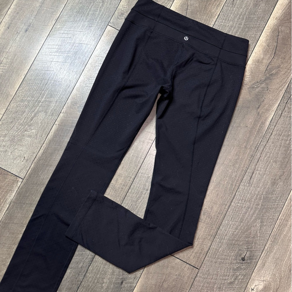 Lululemon Black Straight Leg Yoga Pants