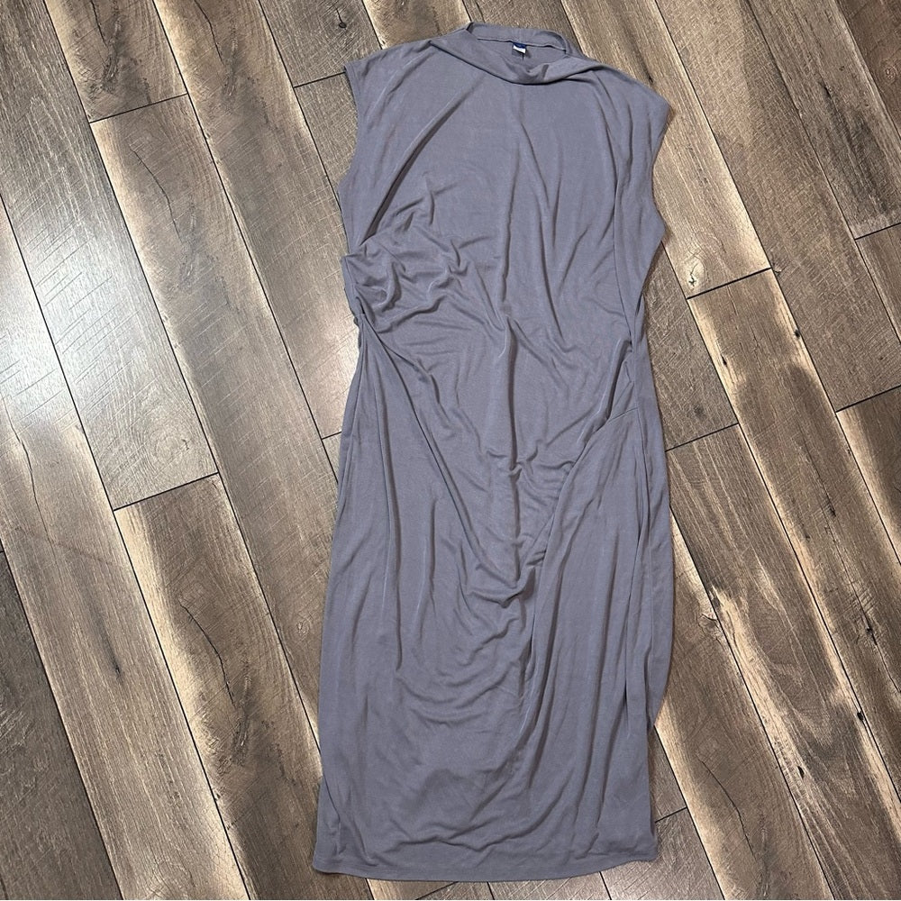 Old Navy High Neck Cinch Side Bodycon Dress