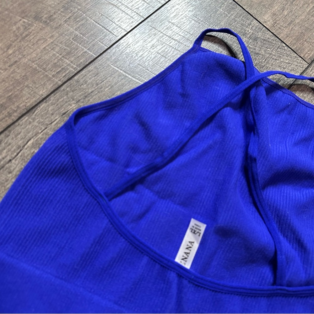 Zenana Ribbed Crop Top