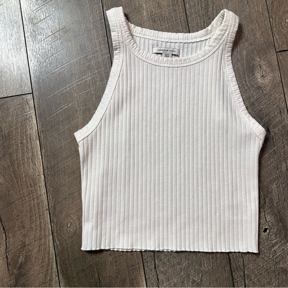 American Eagle Hi Neck Tank Top