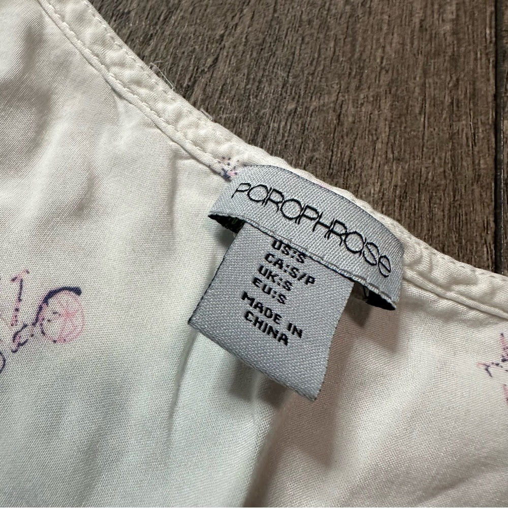 Paraphrase Bicycle Button Down Tank Top