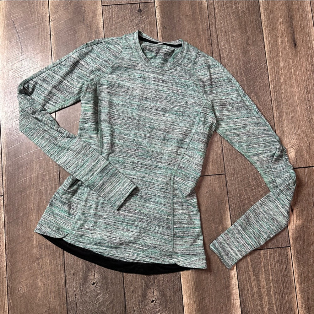 Lululemon Runderful Long Sleeve
Space Dye Camo Forage Teal Black / Black