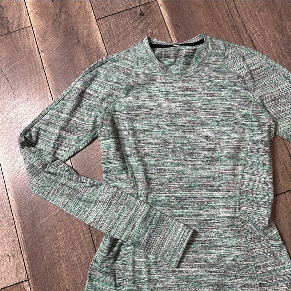 Lululemon Runderful Long Sleeve
Space Dye Camo Forage Teal Black / Black