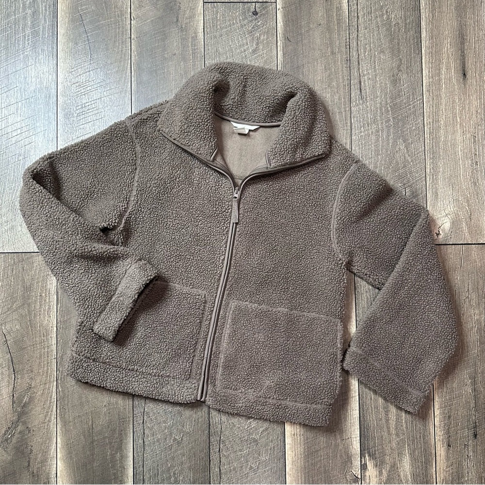 H&M Sherpa Zip Up Jacket
