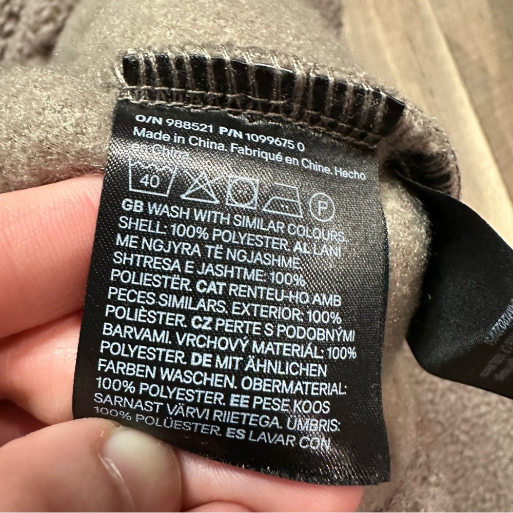 H&M Sherpa Zip Up Jacket