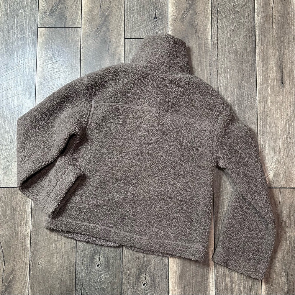 H&M Sherpa Zip Up Jacket