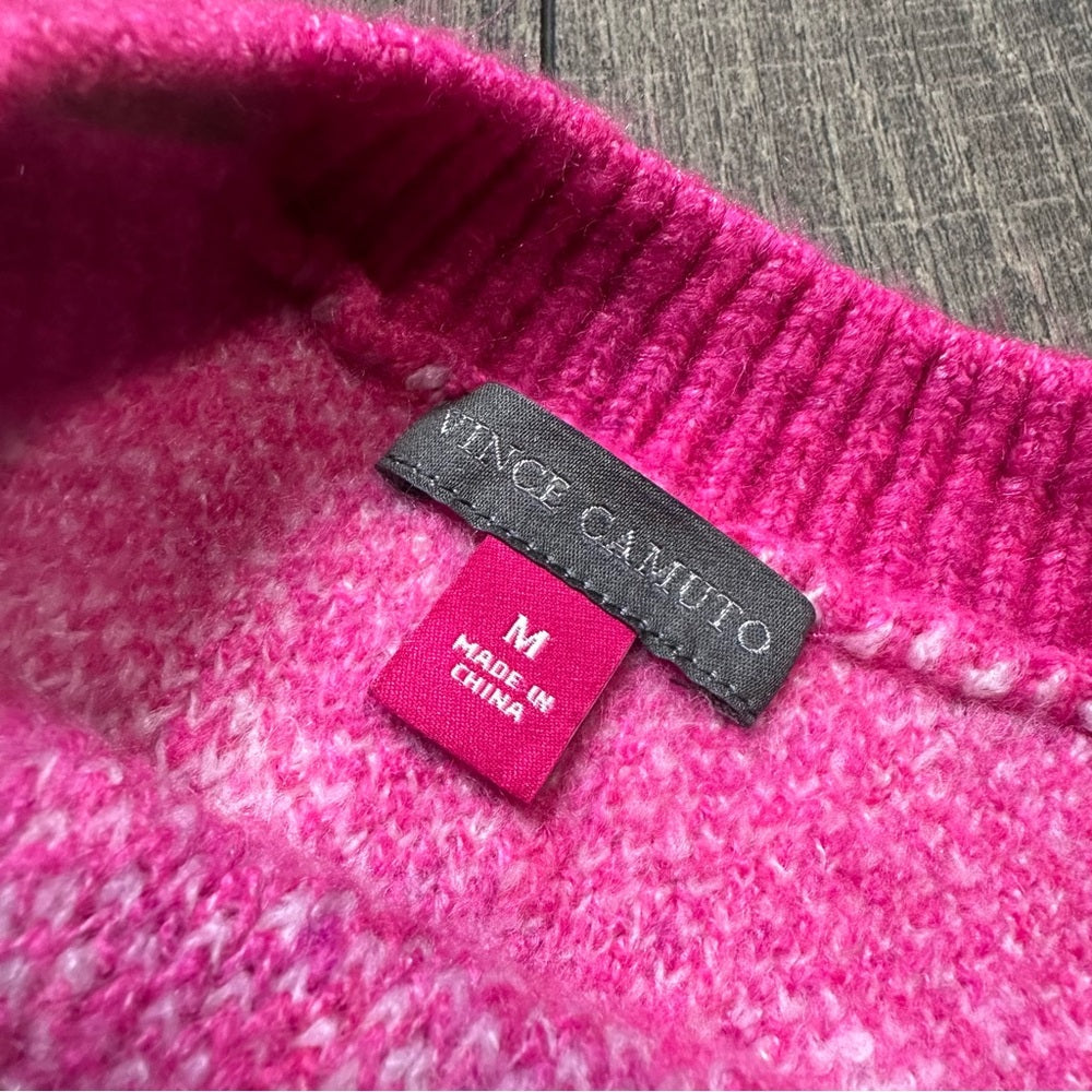 Vince Camuto Heart Crewneck Sweater