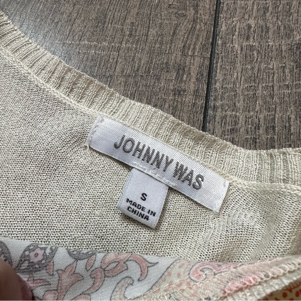 Johnny Was Elodie Scarf Pullover Top