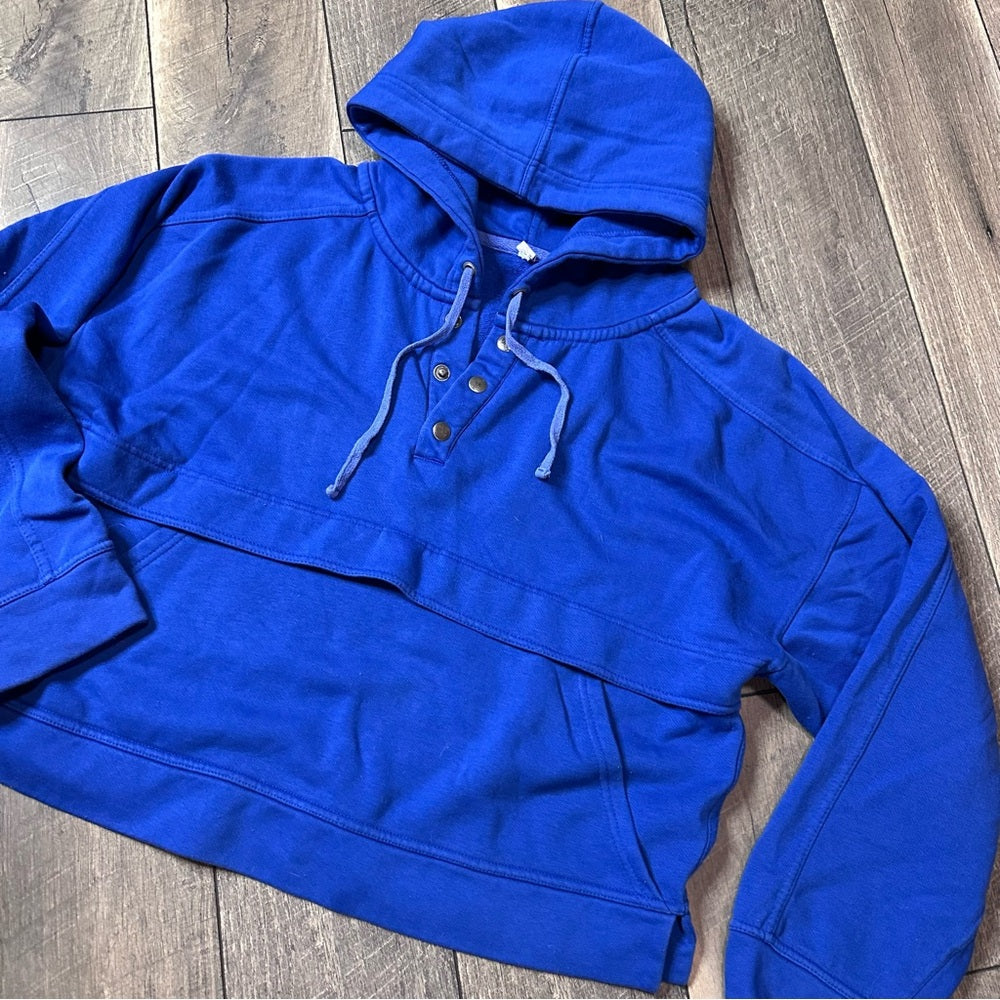 Daily Practice 1/4 Button Hooded Pullover