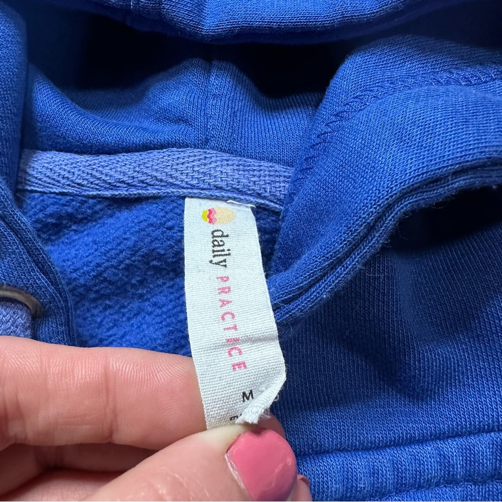 Daily Practice 1/4 Button Hooded Pullover