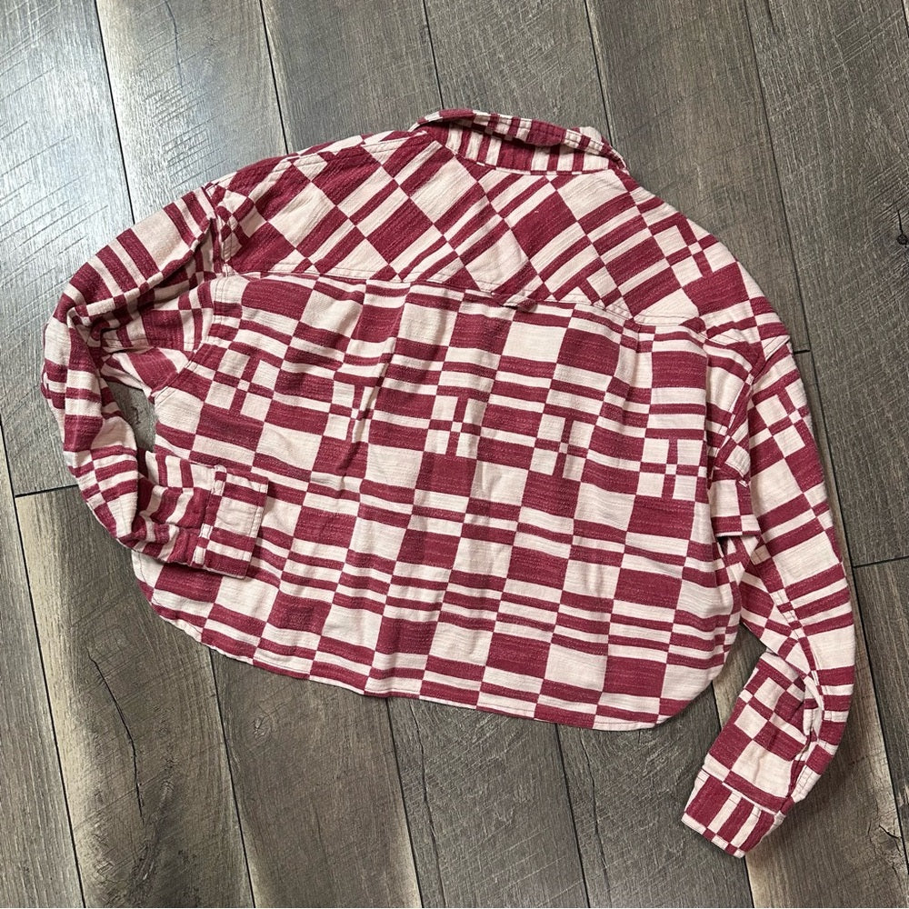 BDG Oversized Crop Button Down