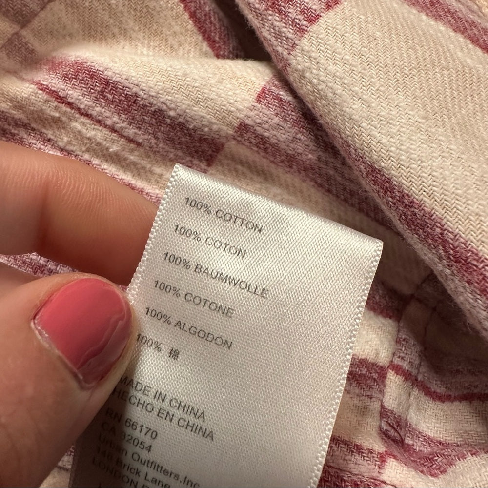 BDG Oversized Crop Button Down