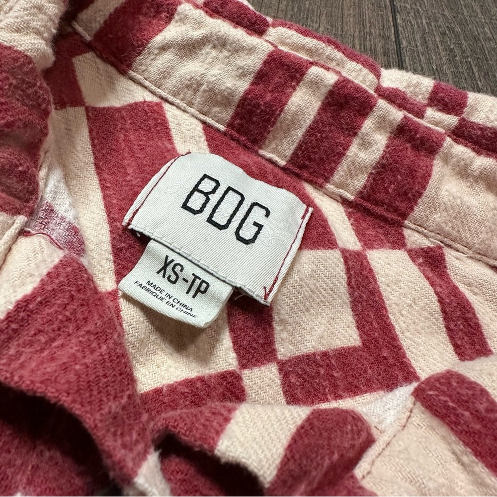 BDG Oversized Crop Button Down