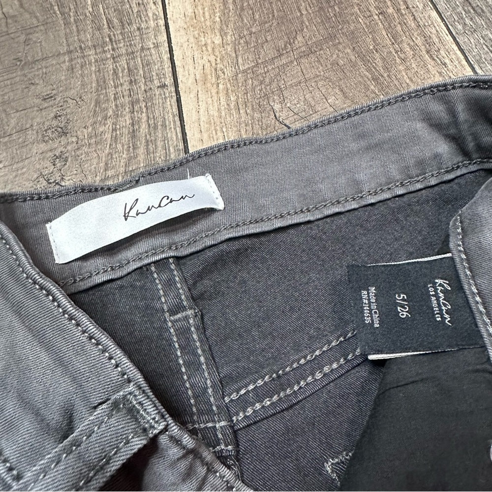KanCan Hi Rise Grey Skinny Jeans