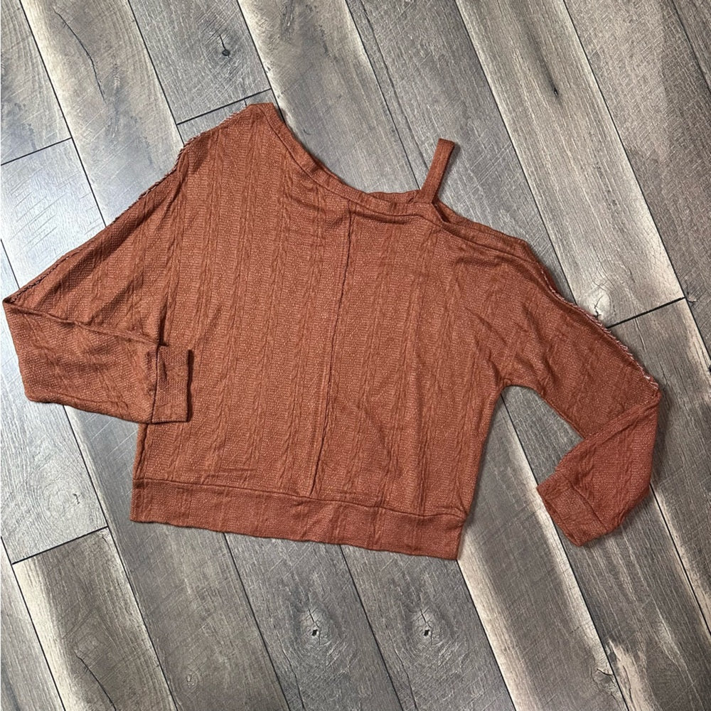 Daytrip Open Shoulder Long Sleeve Top