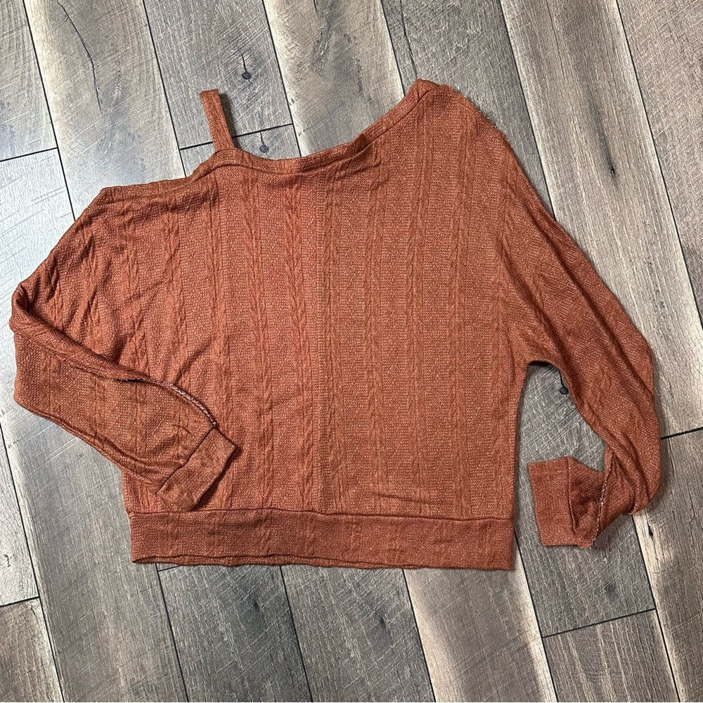 Daytrip Open Shoulder Long Sleeve Top