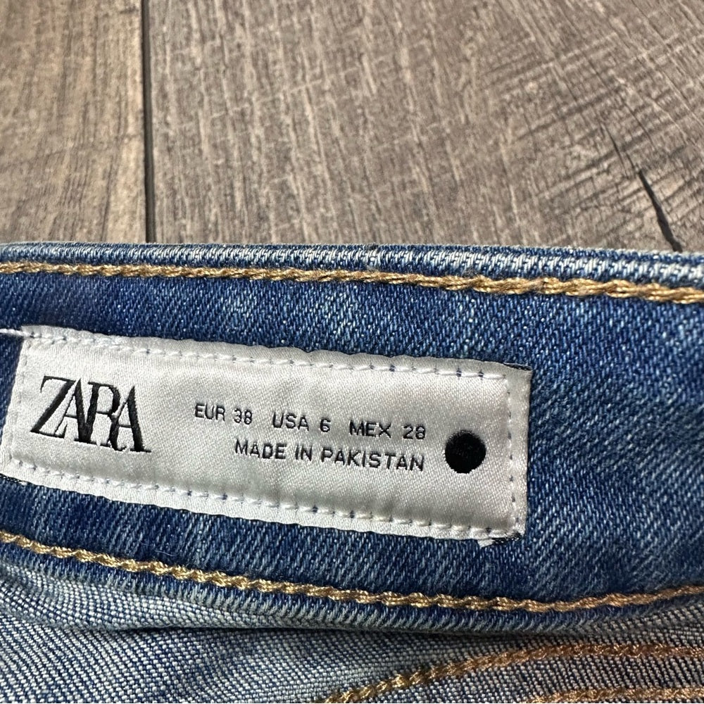 Zara Hi Rise Bootcut Jeans
