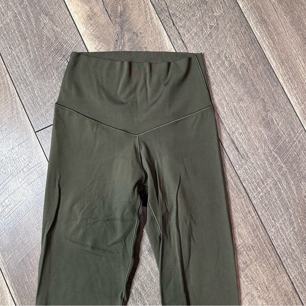 Aerie Offline Real Me 7/8 Olive Leggings