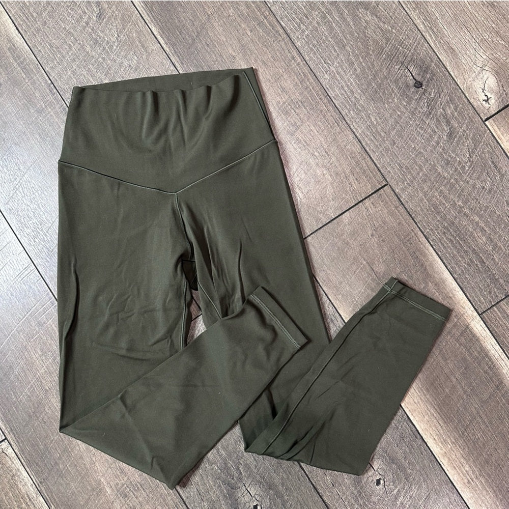 Aerie Offline Real Me 7/8 Olive Leggings