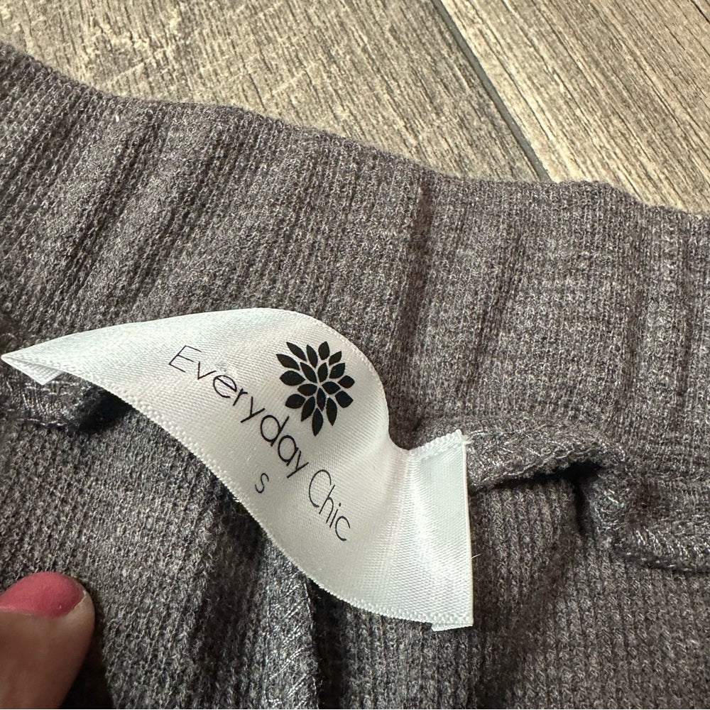 Everyday Chic Patchwork Barrel Sweatpants