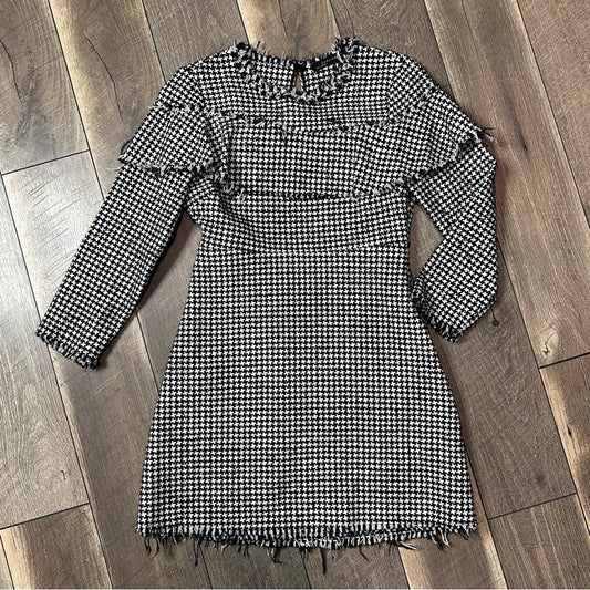 Zara Houndstooth Dress