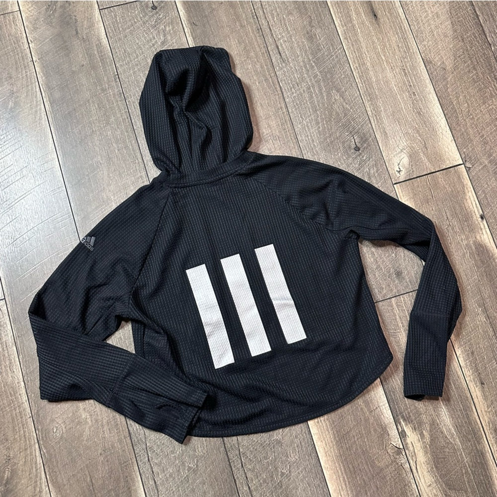 Adidas Crop Lightweight Hooded Pullover