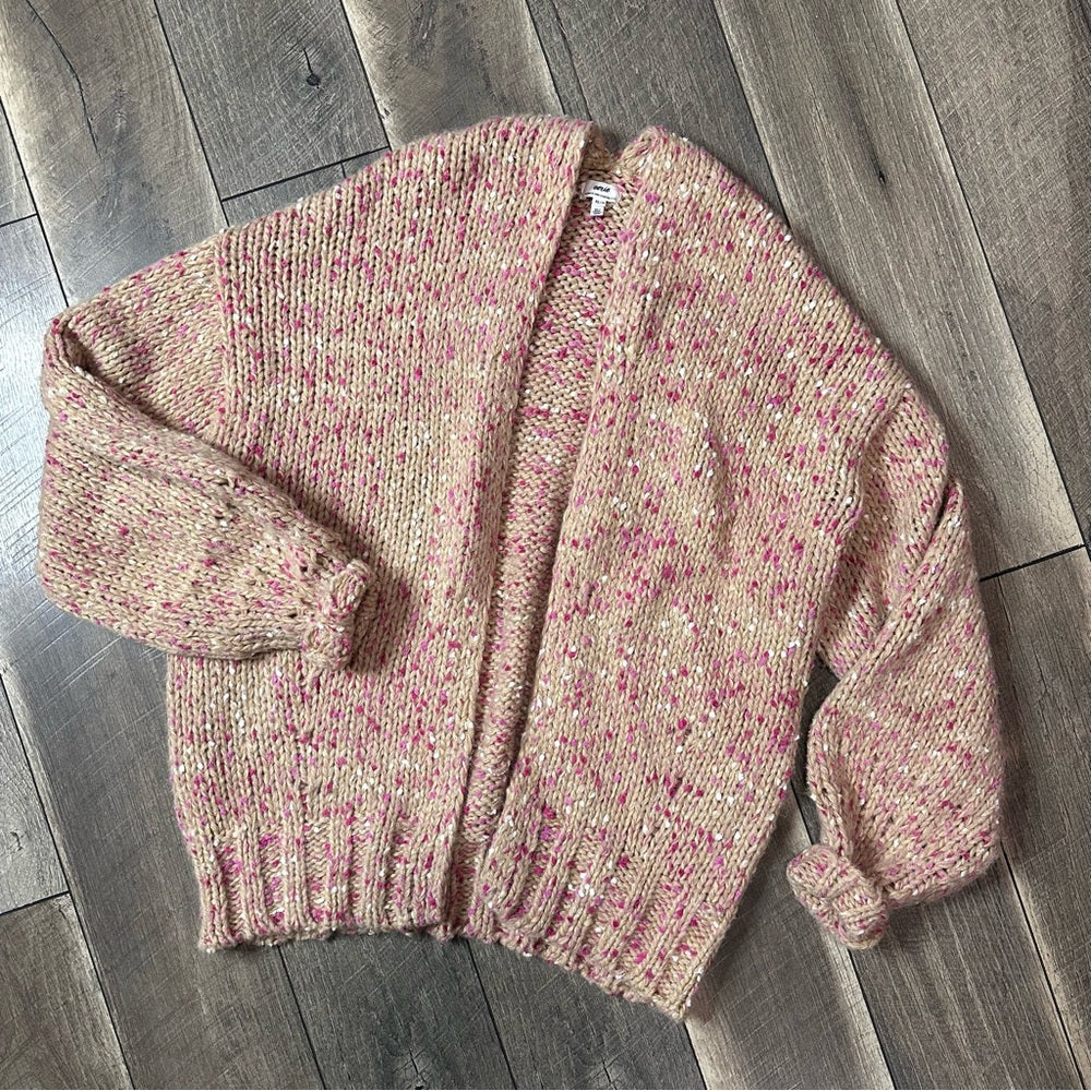 Aerie Chunky Knit Oversized Open Cardigan