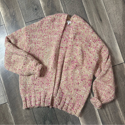 Aerie Chunky Knit Oversized Open Cardigan
