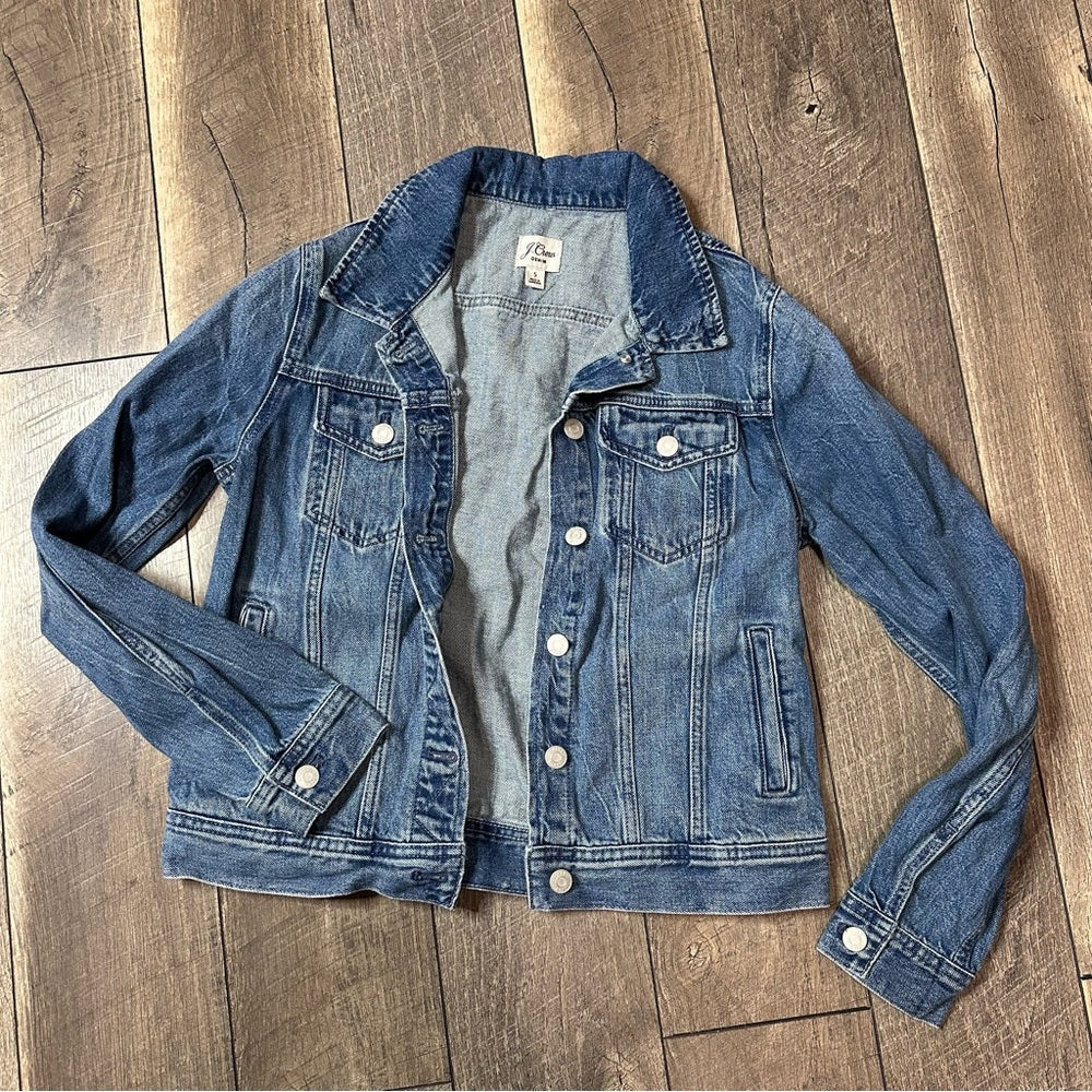 J. Crew Denim Button Down Jacket