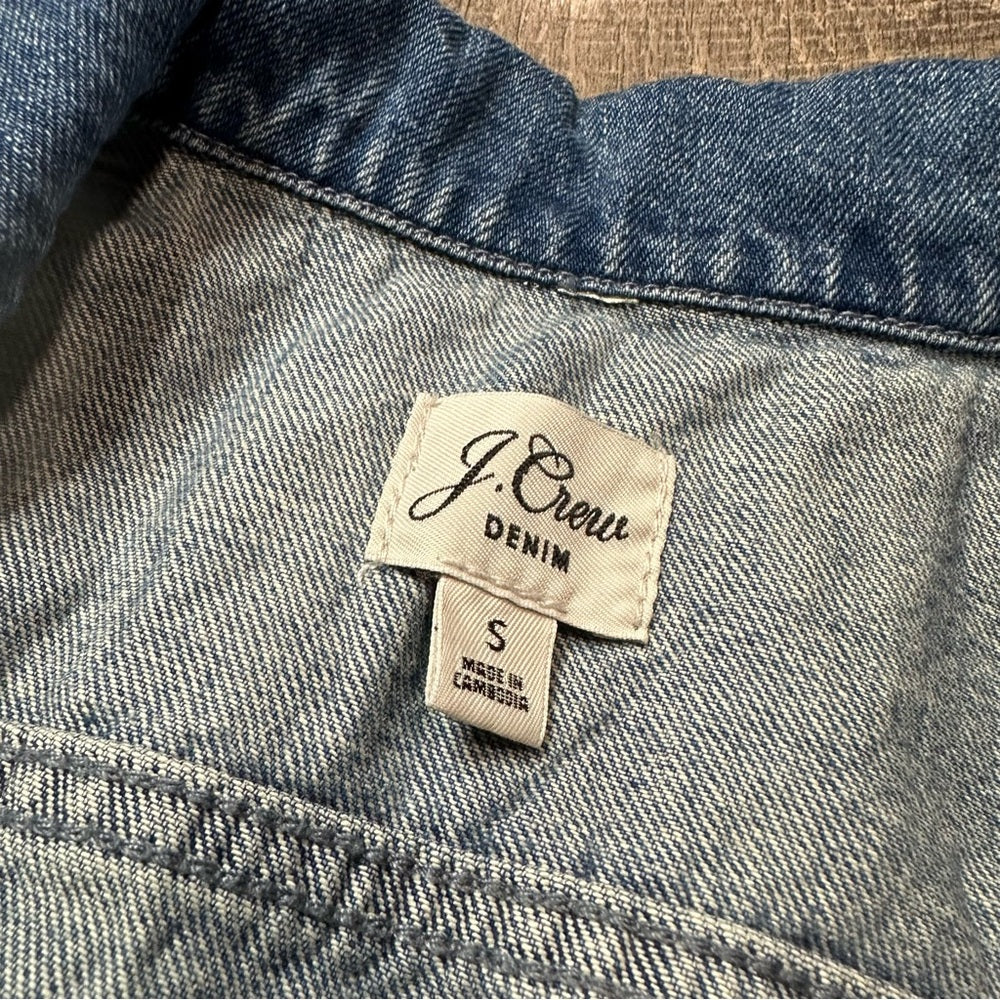 J. Crew Denim Button Down Jacket
