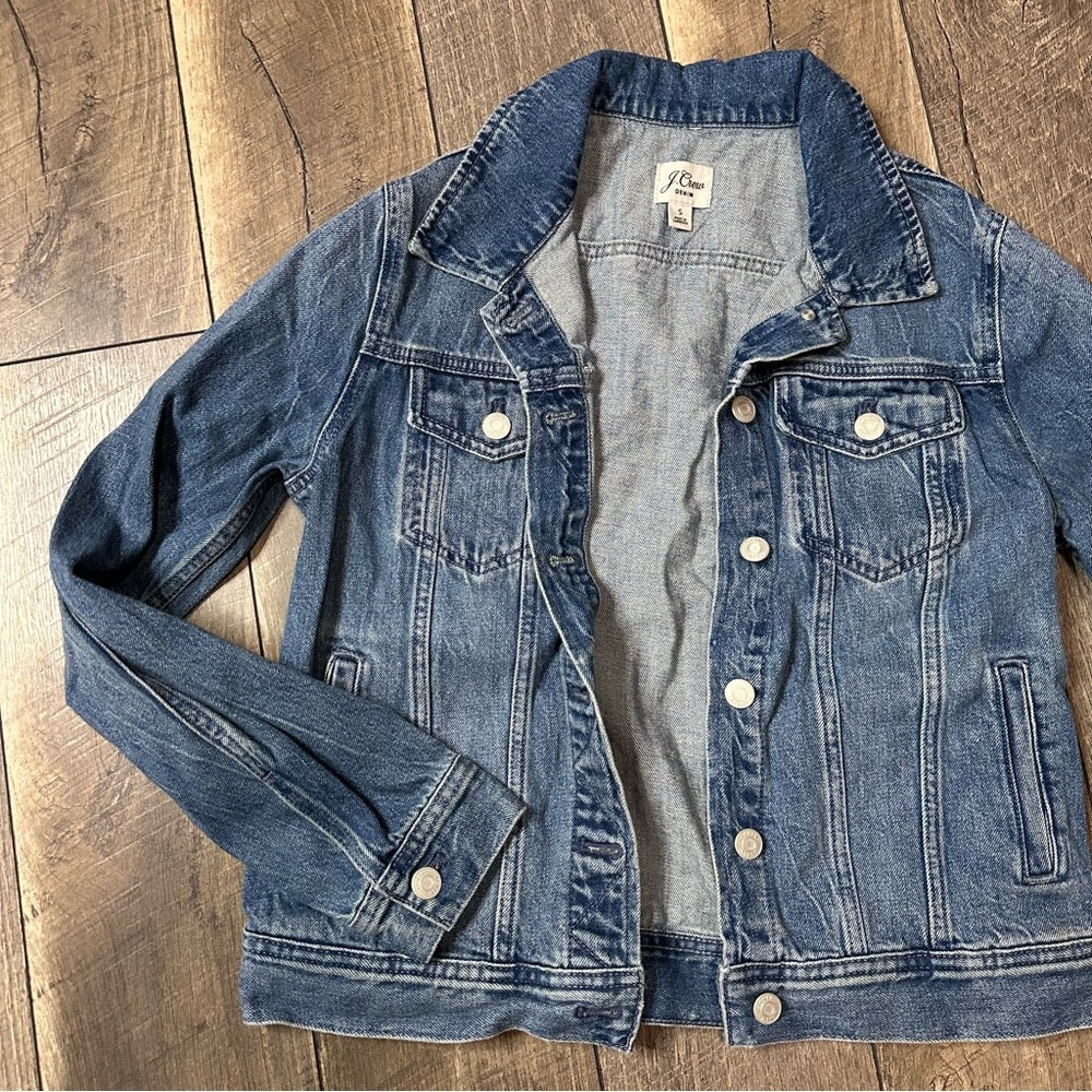 J. Crew Denim Button Down Jacket