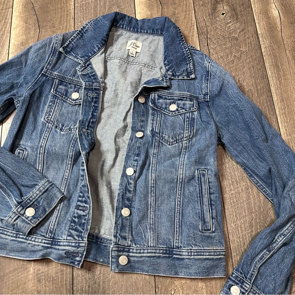 J. Crew Denim Button Down Jacket