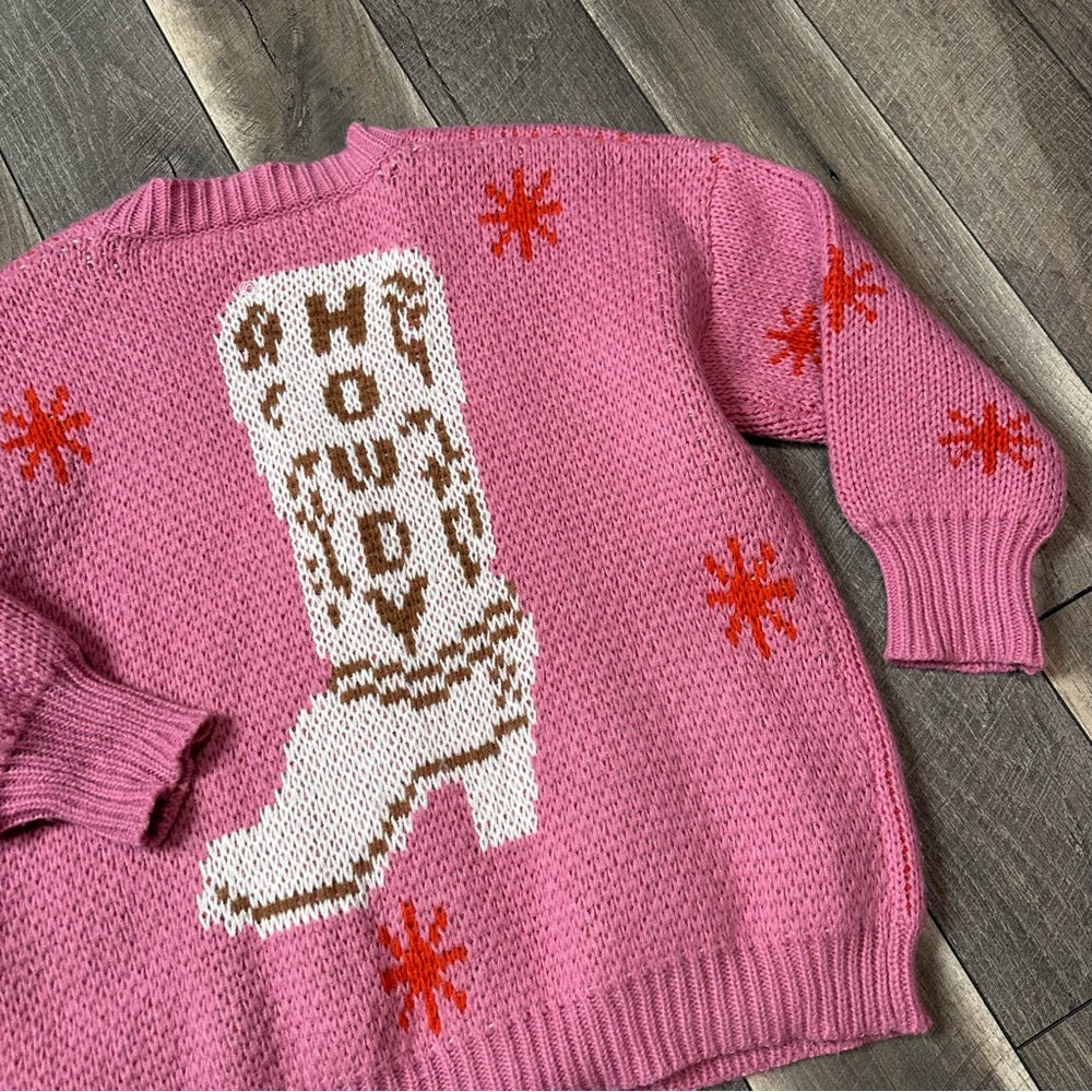 Bailey Rose Oversized Chunky Button Down Sweater