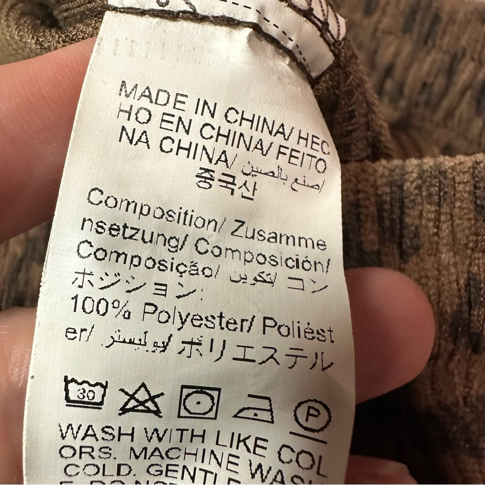 Dazy Leopard Wide Leg Pants