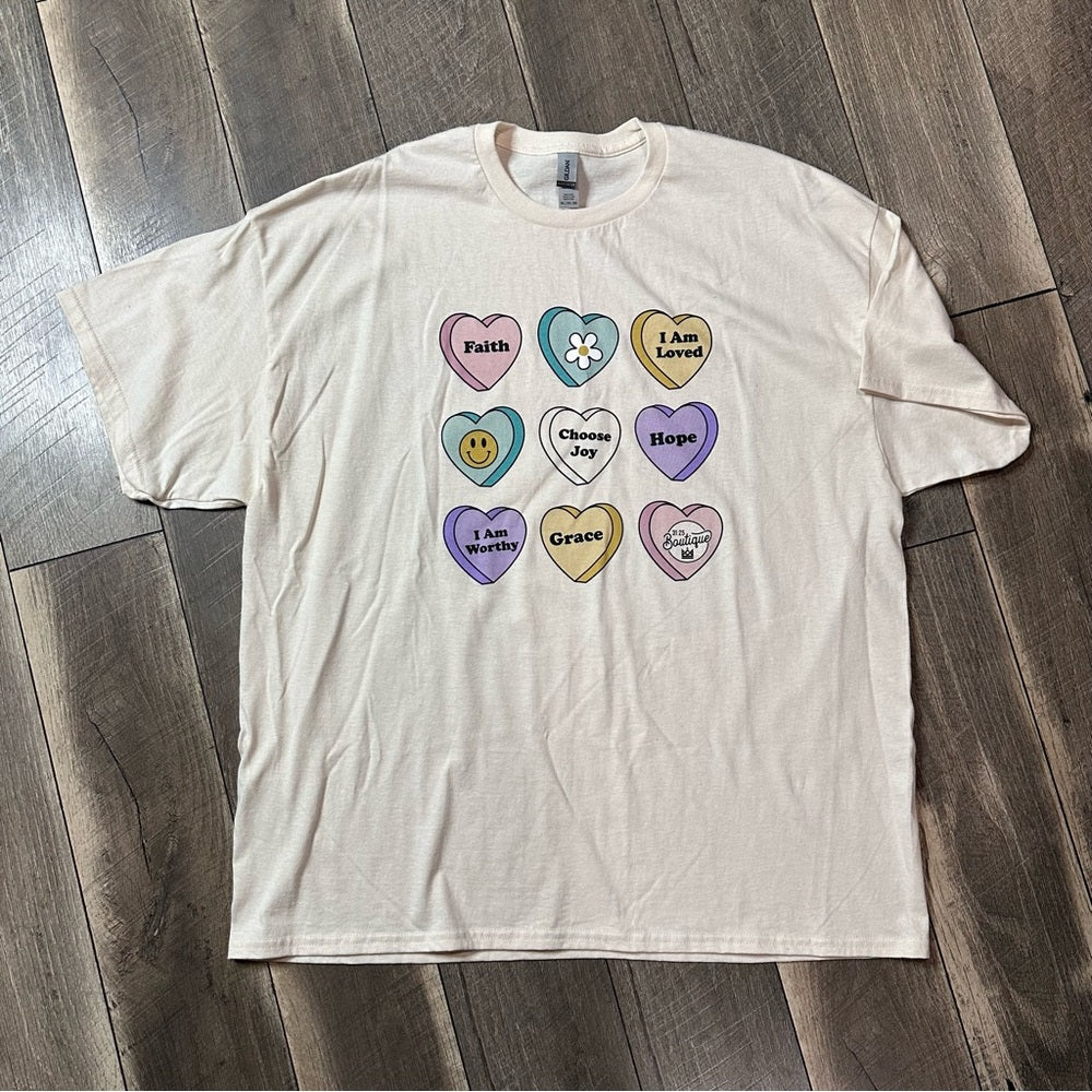 Gildan Valentines Day Hearts T-Shirt