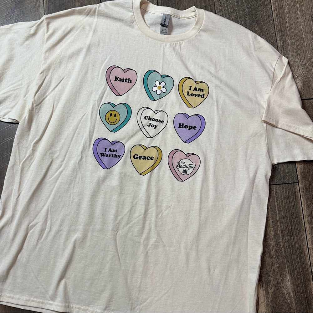 Gildan Valentines Day Hearts T-Shirt