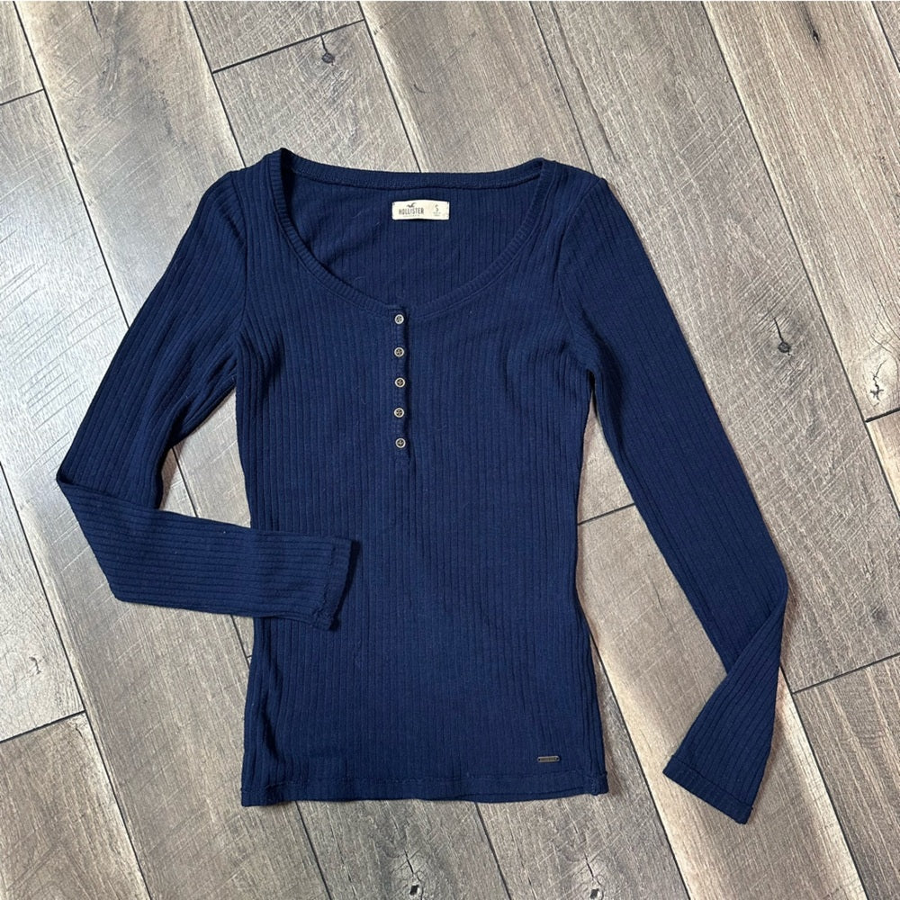 Hollister Blue Long Sleeve