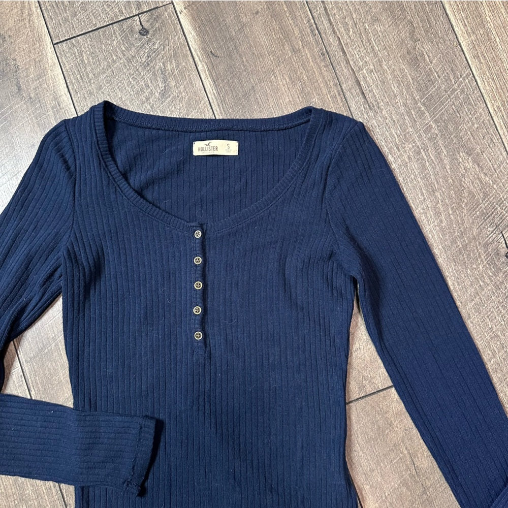 Hollister Blue Long Sleeve