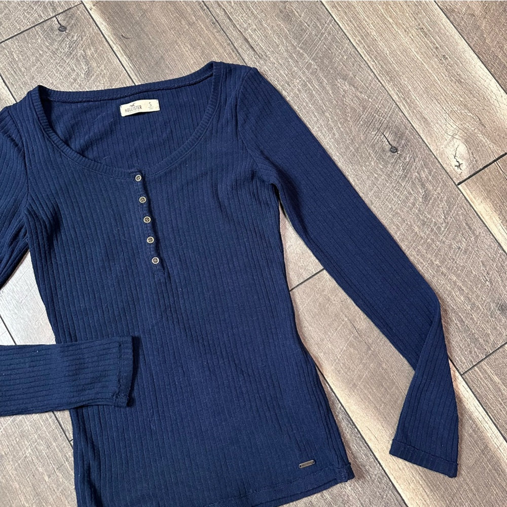 Hollister Blue Long Sleeve