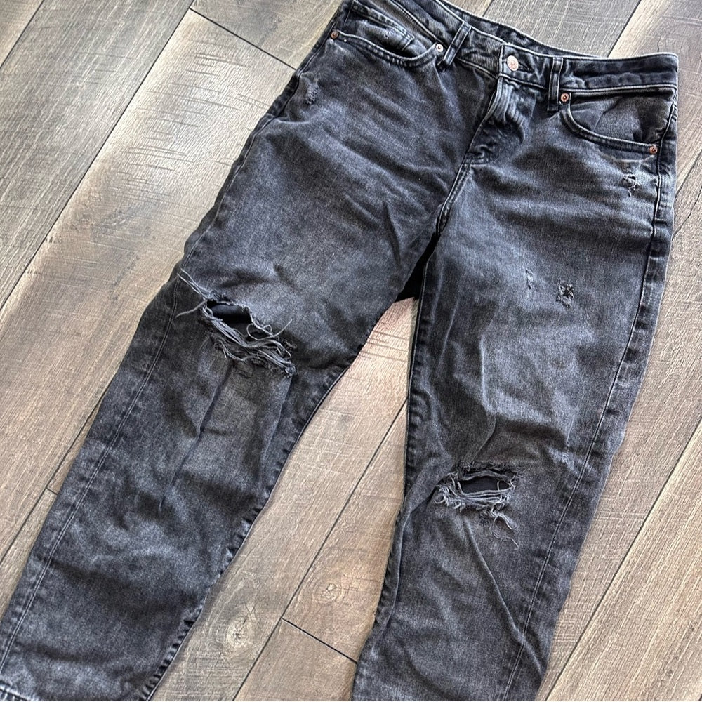 Express Boyfriend Low Rise Jeans