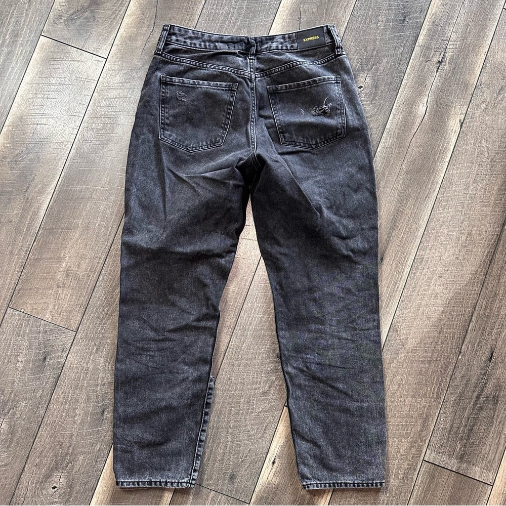 Express Boyfriend Low Rise Jeans