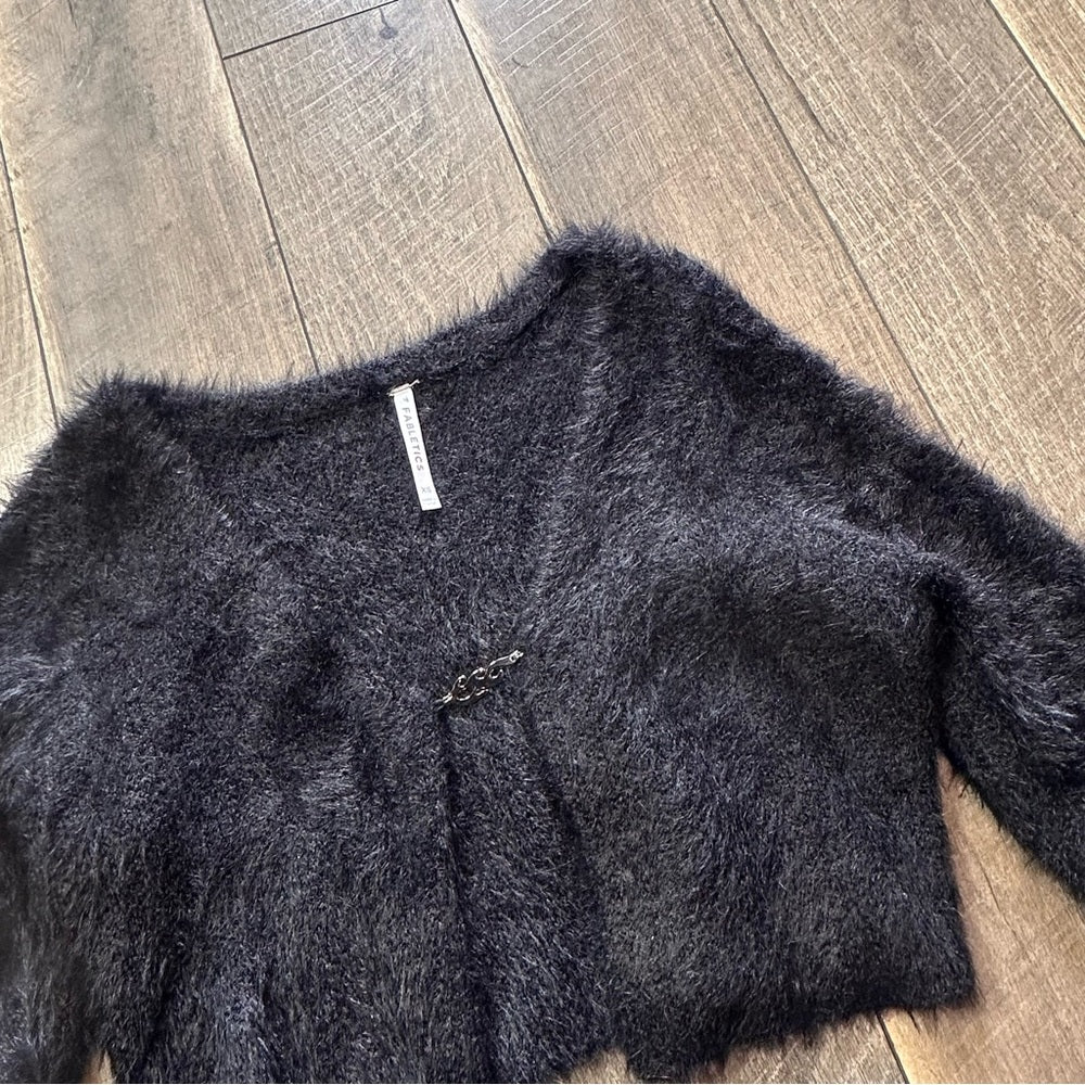 Fabletics Fuzzy Crop Sweater