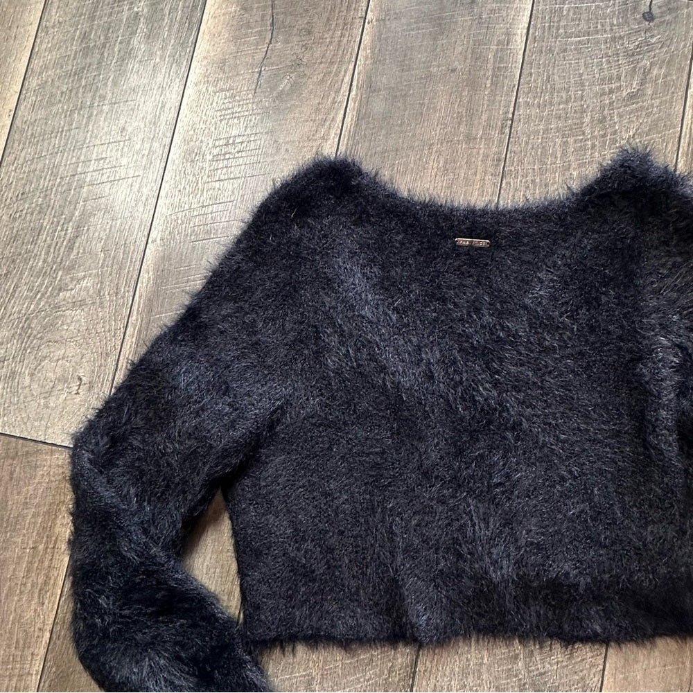 Fabletics Fuzzy Crop Sweater