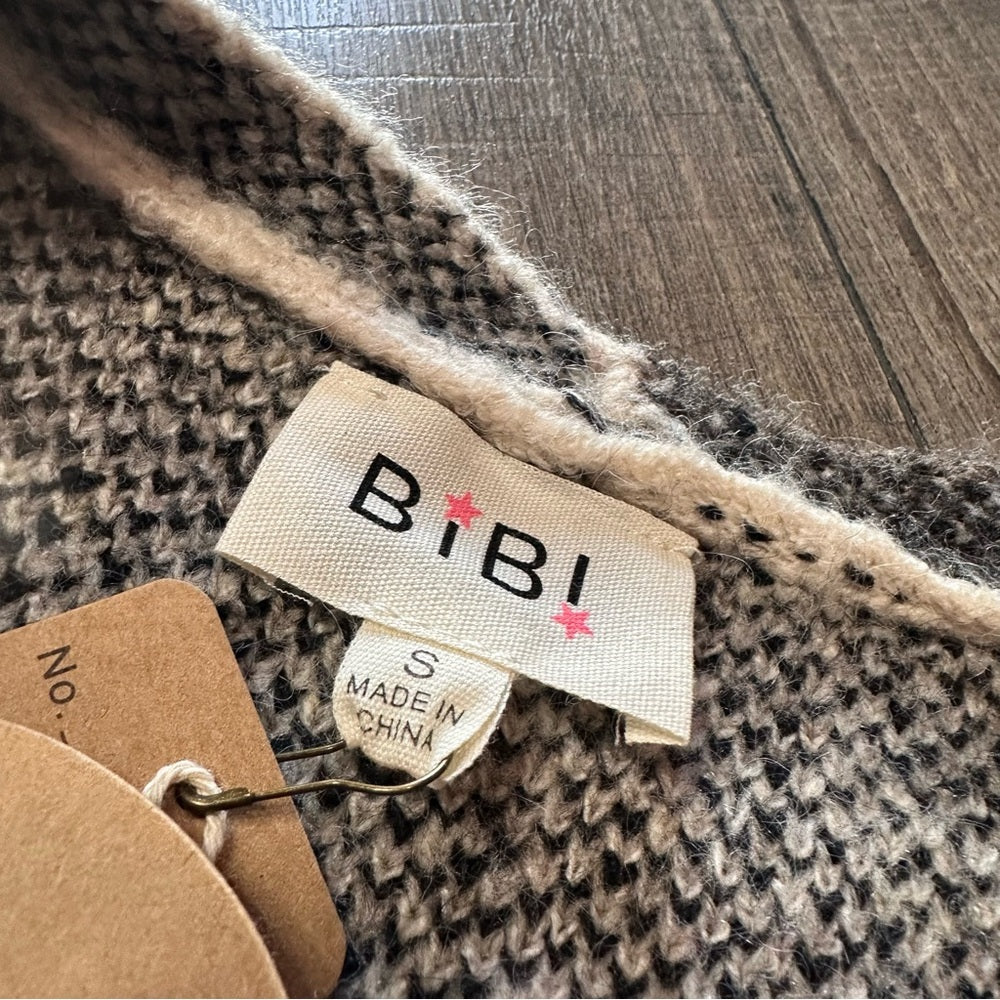 BiBi Leopard Open Cardigan