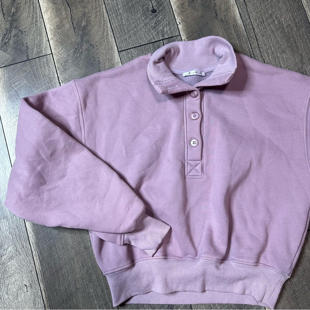 Cupshe Collared Button Pullover