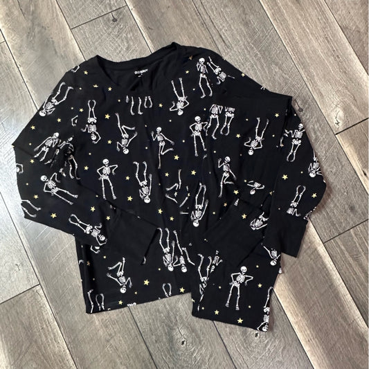 Old Navy Skeleton Pajama Set